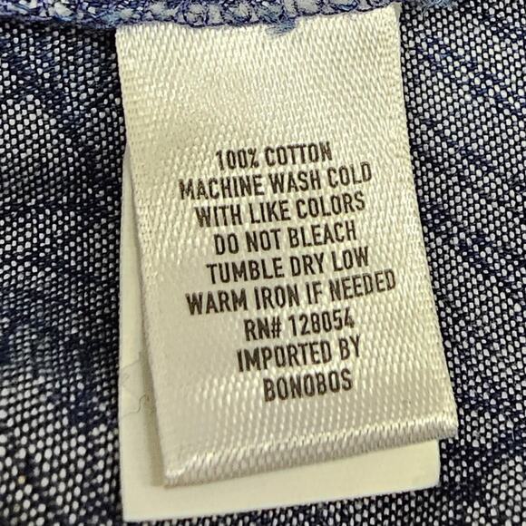 Bonobos Pants Mens Size 33 x 30 Slim Fit Blue Tropical Leaf Print Limited - Picture 13 of 16